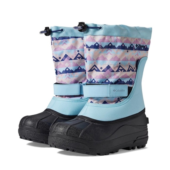 Columbia Other - Columbia Powderbug II Plus Print Toddler Waterproof Snow Boots ( Spring blue )